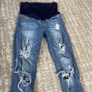 Pink Blush Maternity Jeans